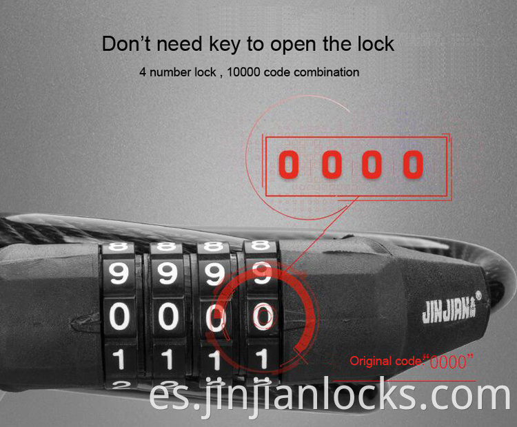 Suministro de fábrica de más venta OEM bienvenido Bloqueo de bloqueo de bicicleta pequeña Lock Kids Lock